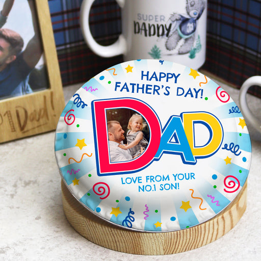 Dad Photo Letterbox Father's Day Cake - Bakerdays