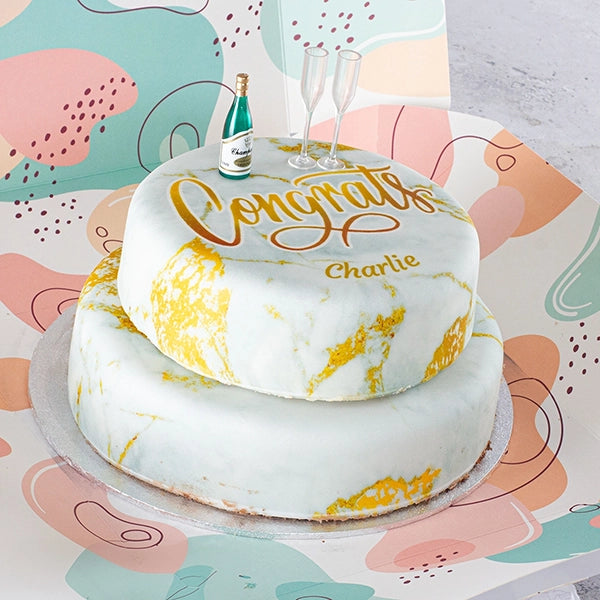 FodaBox Cake Shop - Personalised Congratulations Cake