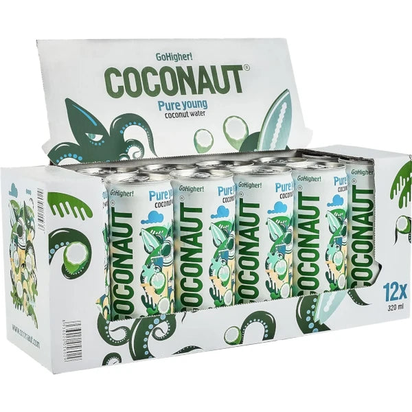 Coconaut Pure Young Coconut Water 24 x 320ml Case 600