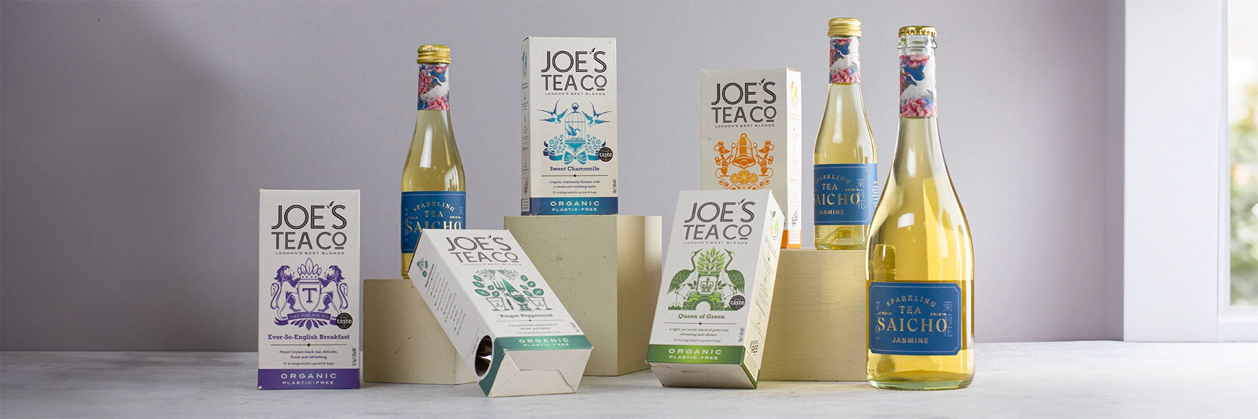 Joes Tea and Saicho Tea Selection