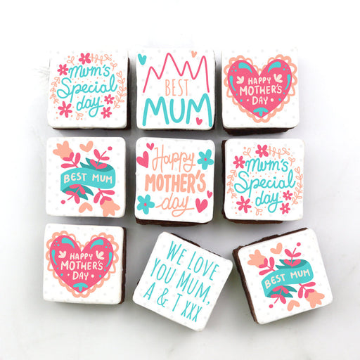 Best Mum Personalised Brownies - Bakerdays