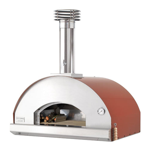 Fontana Mangiafuoco Rosso Built-In Wood Pizza Oven - Chefs For Foodies