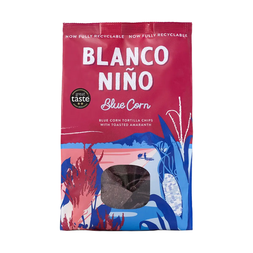 Blanco Niño - Authentic Tortilla Chips Blue Corn 8 x 170g
