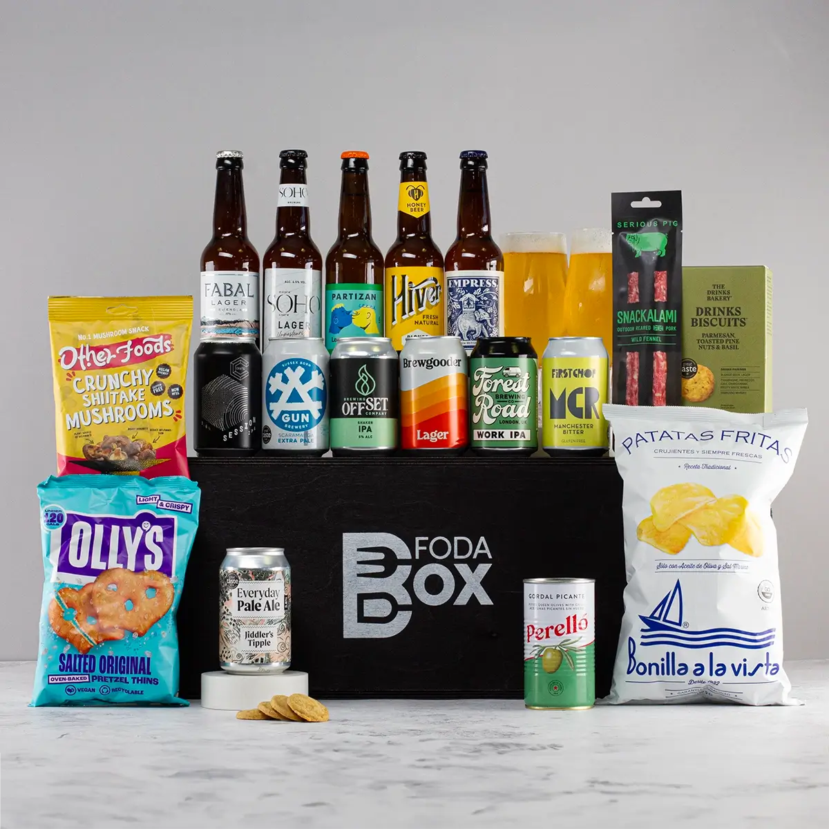 XXL Beer and Snacks Hamper Gift FodaBox Beer Gifts
