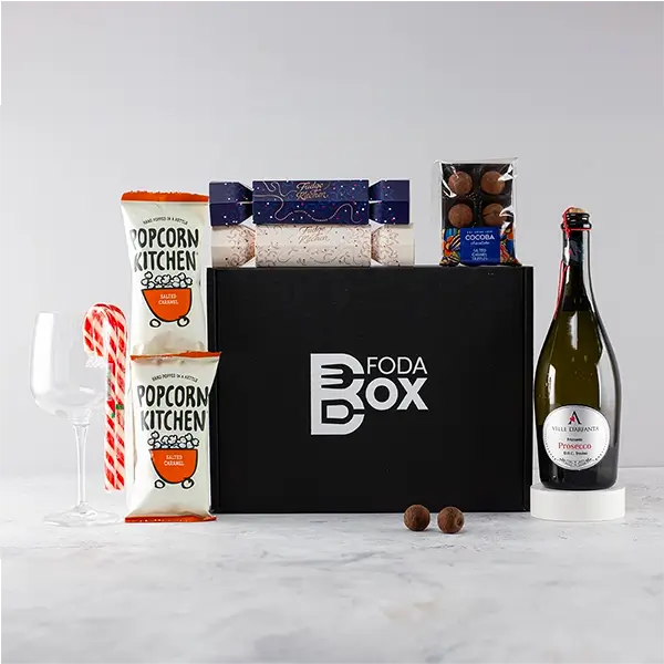 Christmas Prosecco and Sweet Treats Gift Box