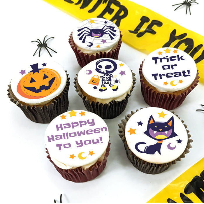 12 Trick Or Treat Halloween Cupcakes