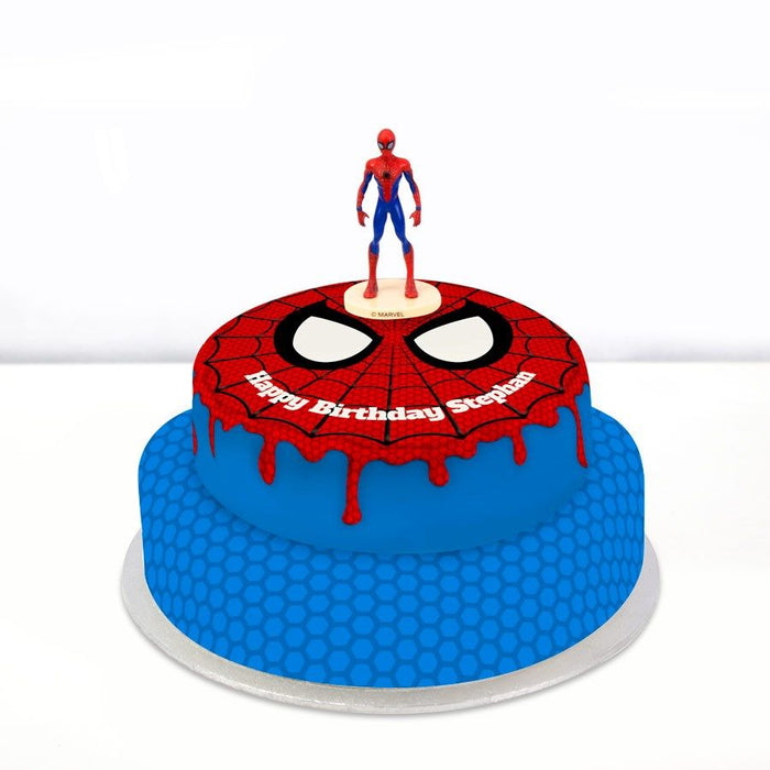 Bakerdays Spider-Man Tiered Cake Two Tiers