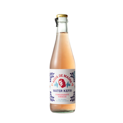 Agua de Madre - Pomegranate & Hibiscus Water Kefir 24 x 33cl Bottles
