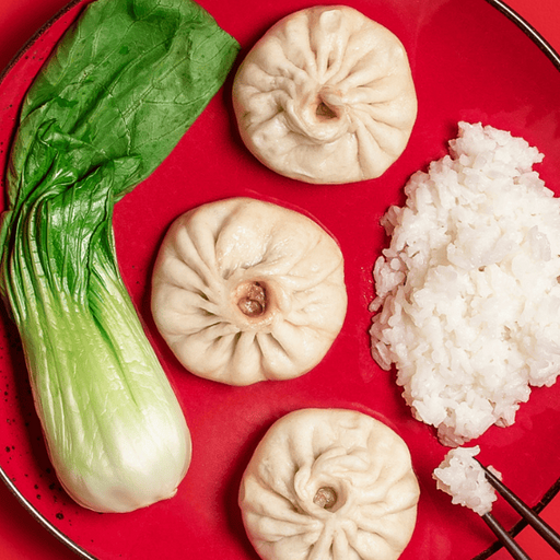 Authentic Asian Dim Sum Delight Bok Choy Bun Dumplings 360g with 12Pcs - Chefs For Foodies