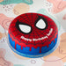 Bakerdays Spider-Man Tiered Cake Single Tier in open box