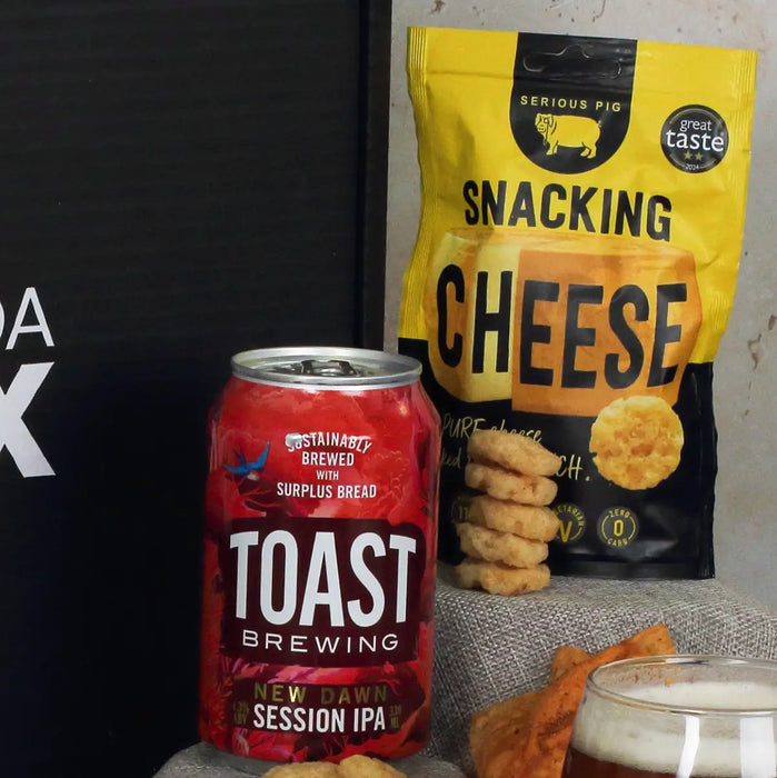 Snacking Cheese and Beer