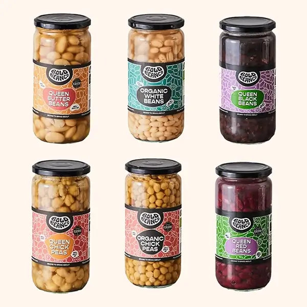 Bold Bean Co 6 Jars of beans and pulses