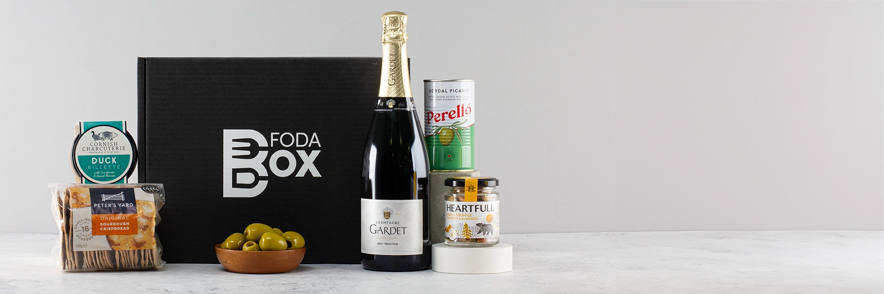 Champagne and Gourmet Appetisers Gift Box