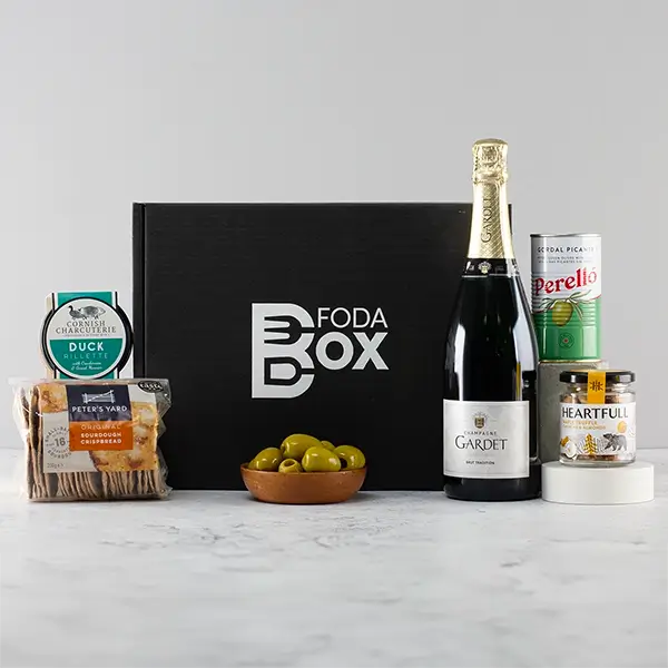 Champagne and Appetisers Gift Box Hamper