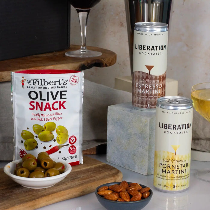 Liberation Espresso Martini and Pornstar martini close up