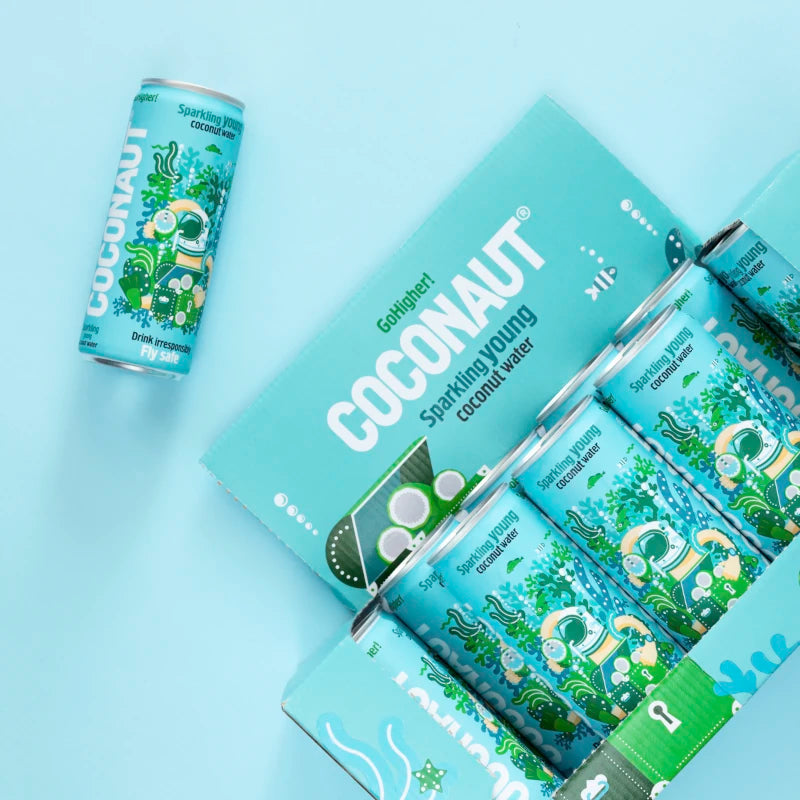 Coconaut Sparkling Young Coconut Water 2 800