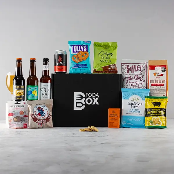 Dad Box Beer and Snack Hamper Gift Mobile Banner