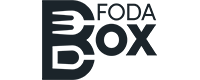 FodaBox Logo, black text on white background