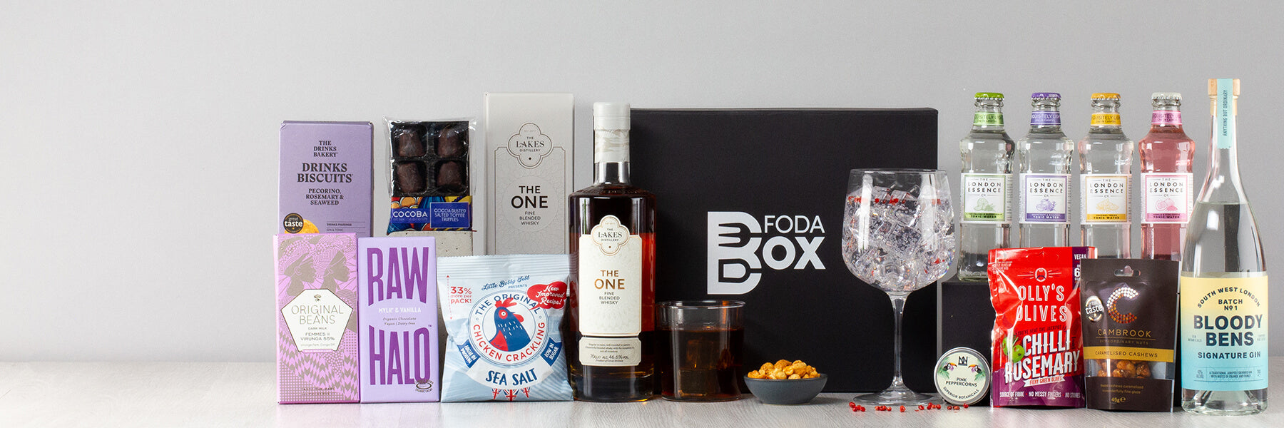 FodaBox Gifts Gin and Tonic Selection