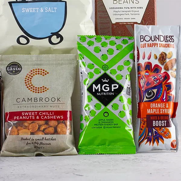 Gluten Free and Vegan Snack Selection