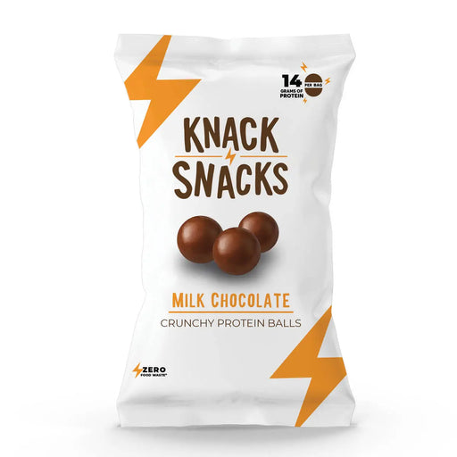 Knack Snacks - Milk Chocolate Crunchy Protein Balls 10 x 34g