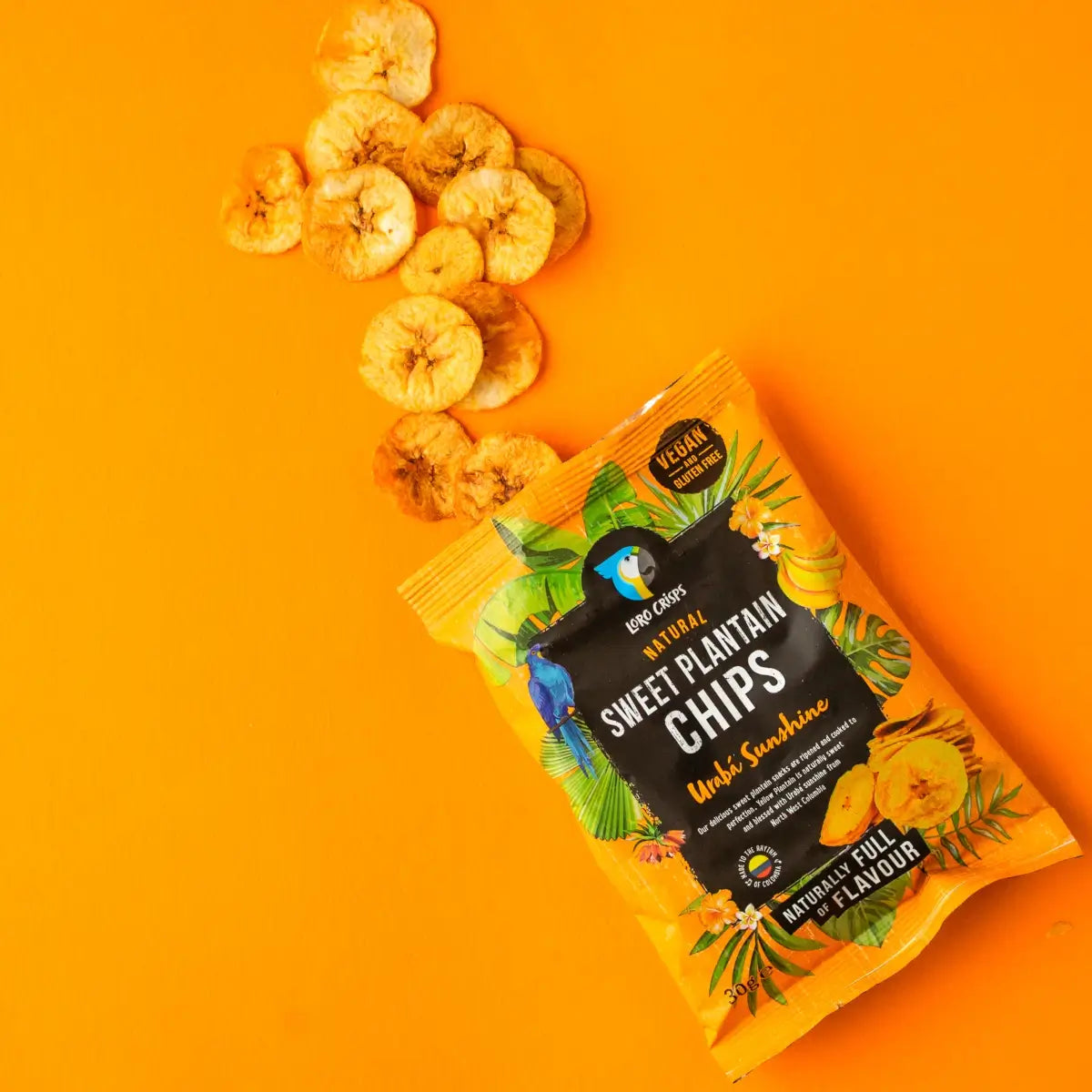 Loro Crisps - Uraba Sunshine Sweet Plantain Chips 30g Lifestyle