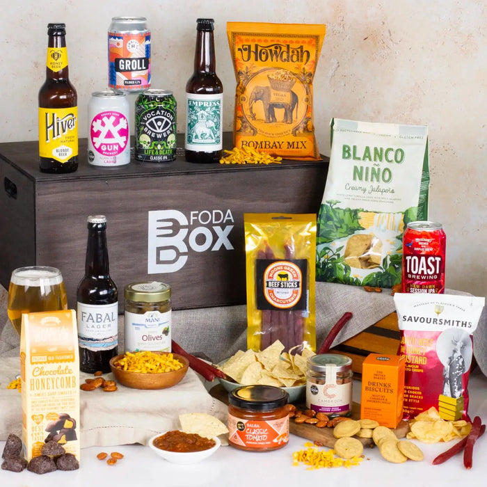 FodaBox Luxury Craft Beer & Snack Hamper