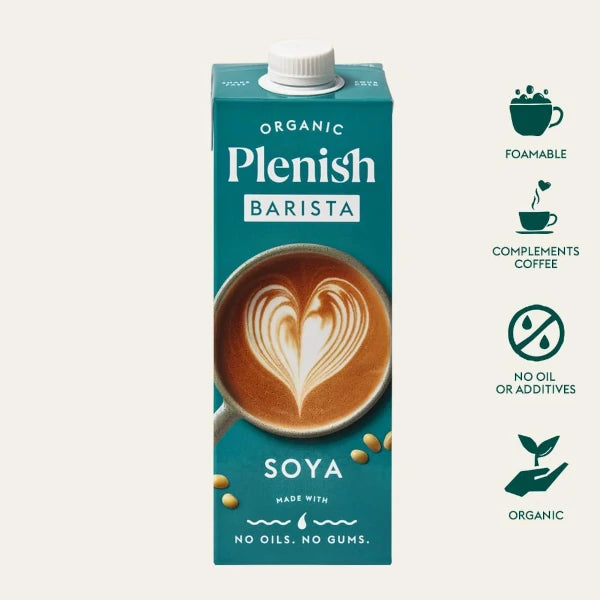 Plenish Organic Soya Barista Milk 6 x 1L 1