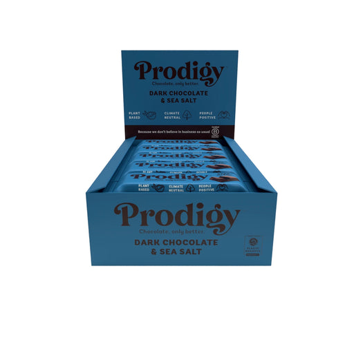 Prodigy - Dark Chocolate Bar With Sea Salt 15 x 35g