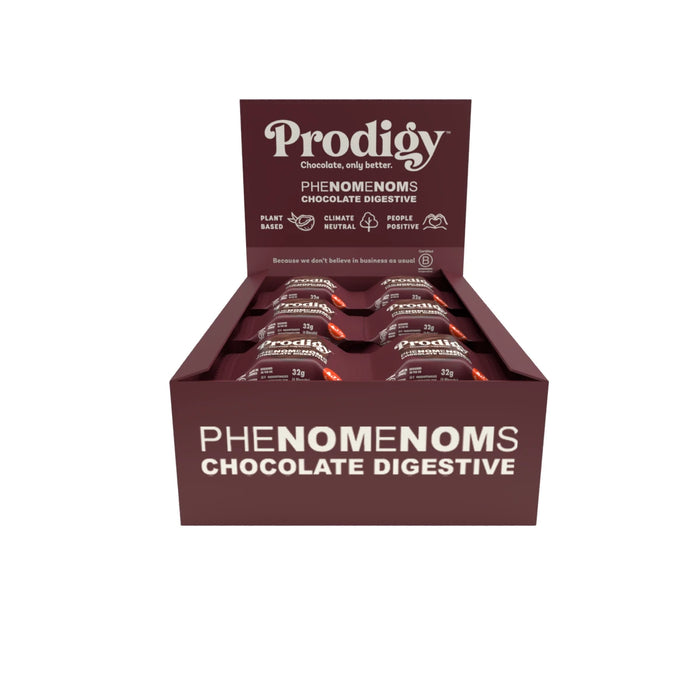 Prodigy - Phenomenoms Chocolate Coated Digestive Biscuit 12 x 32g