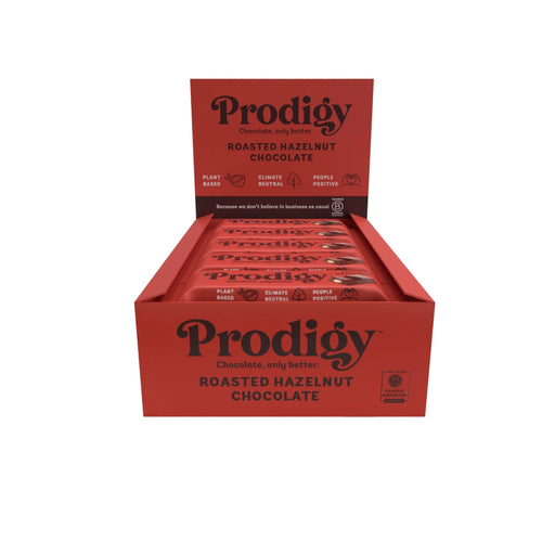 Prodigy - Roasted Hazelnut Chocolate Bar 15 x 35g