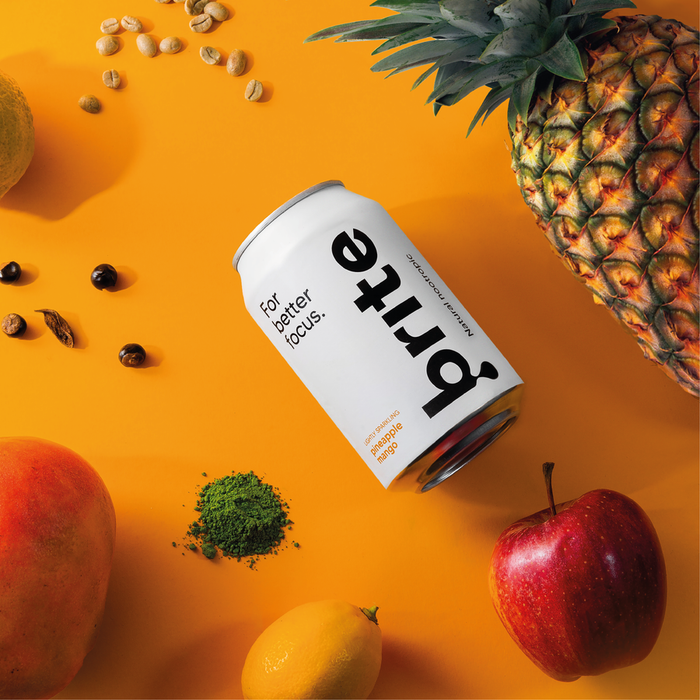 Brite Drinks - Pineapple & Mango Natural Nootropic Drink 330ml Lifestyle