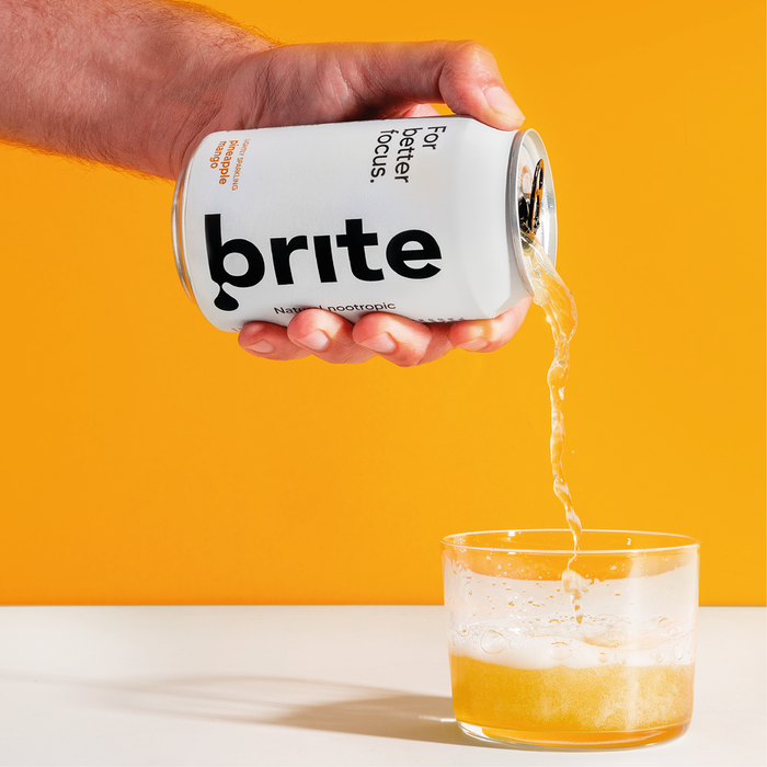 Brite Drinks - Pineapple & Mango Natural Nootropic Drink 330ml Lifestyle