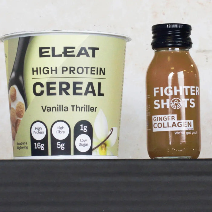 Eleat Cereal and Fighter Shot Close Up