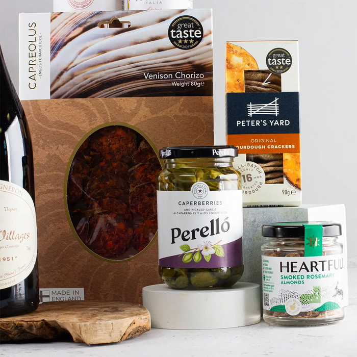 Red Wine, Cheese & Charcuterie Hamper FodaBox