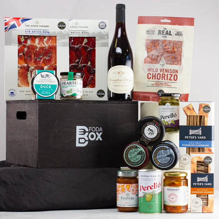 Red Wine, Cheese & Charcuterie Hamper FodaBox