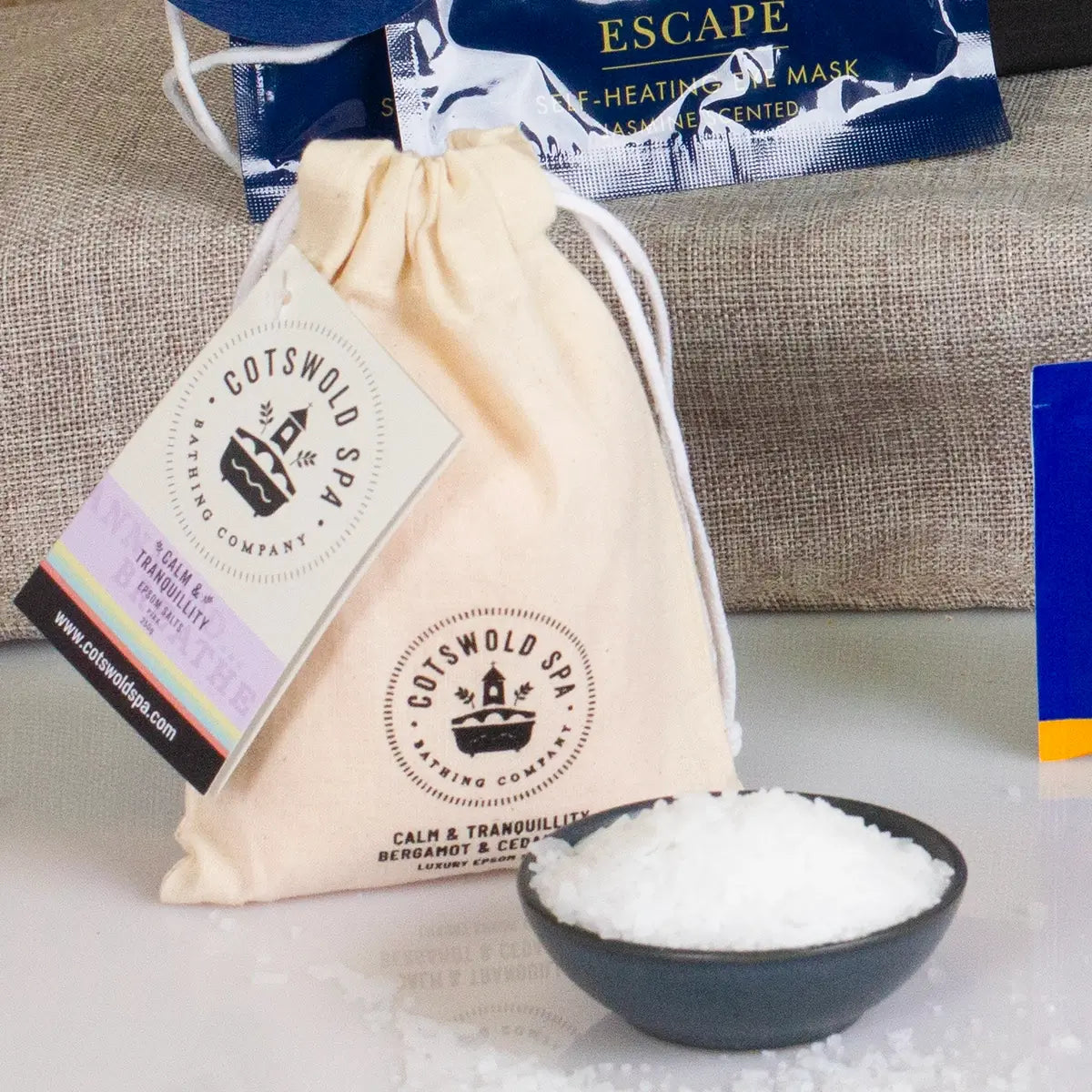Cotswold Spa Bath Salts Close Up