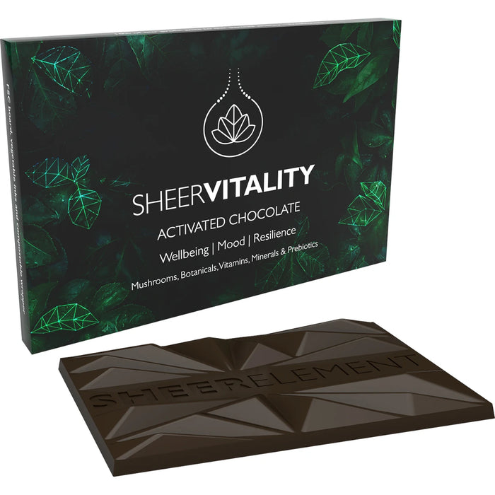 SHEER - Vitality Activated Vegan Chocolate Bar 50g 2