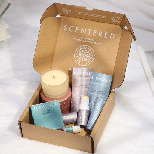 Care Aromatherapy Balm and Candle Gift Set - Scentered
