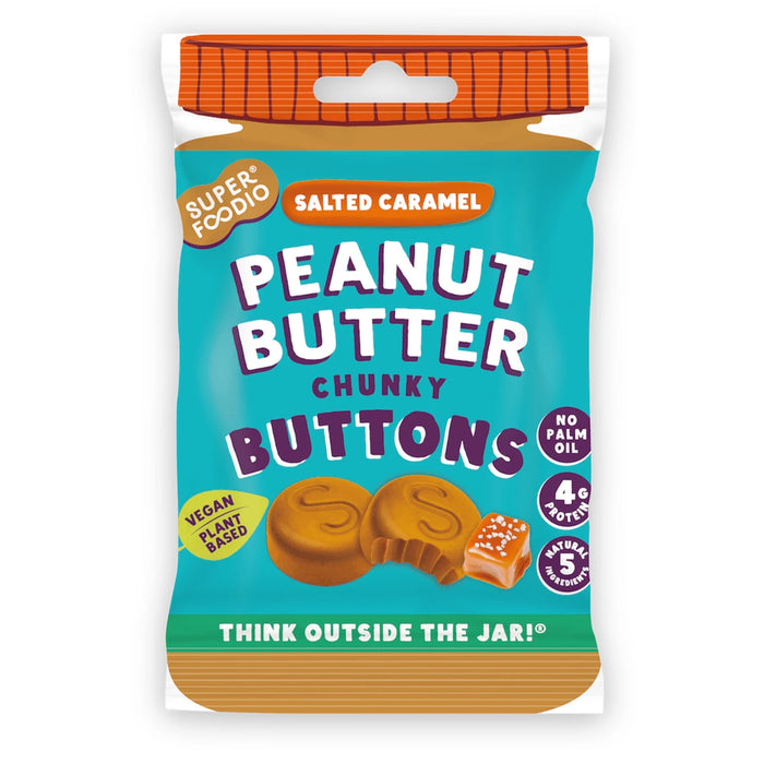 Superfoodio - Salted Caramel Peanut Butter Buttons 15 x 20g