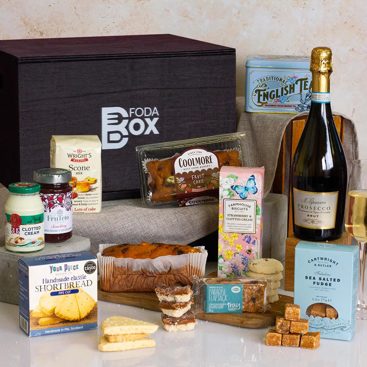 Luxury Prosecco Afternoon Tea Hamper | UK - FodaBox
