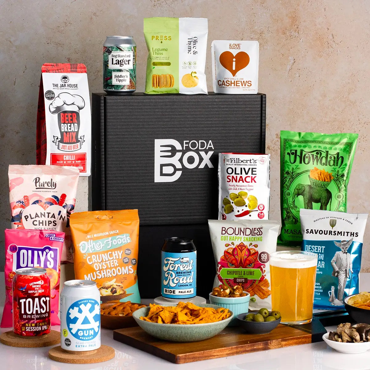 Vegan Man Box - Vegan Beer and Snack Hamper