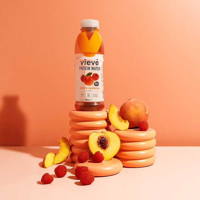 Vieve - Protein Water Peach & Raspberry 6 x 500ml