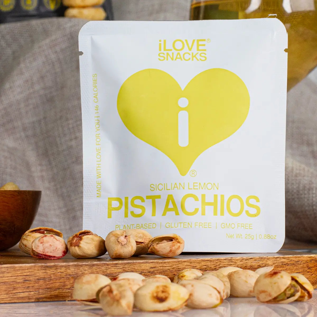 Sicilian lemon pistachios