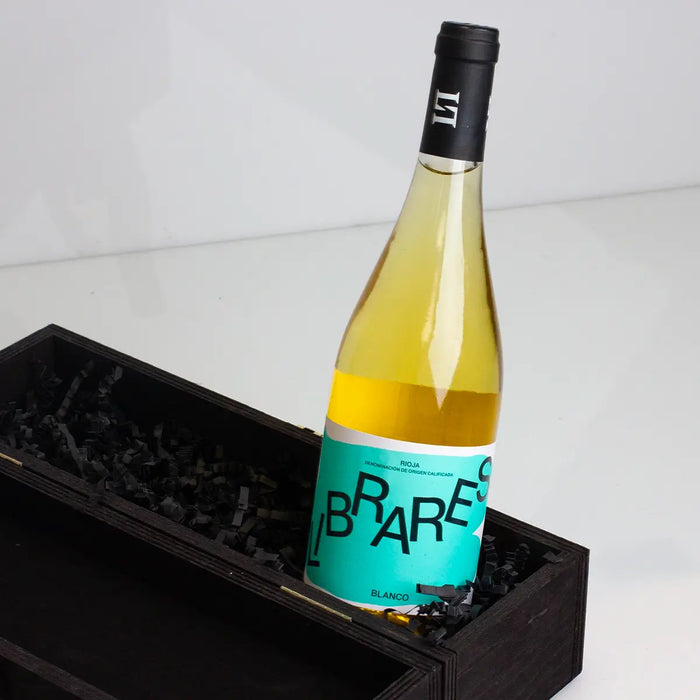 White Wine in Wooden Box