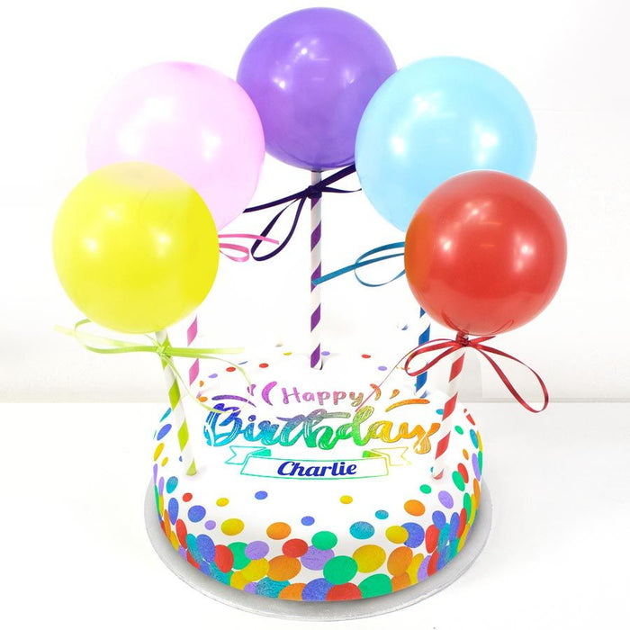 bakerdays - Tiered Birthday Balloons Cake