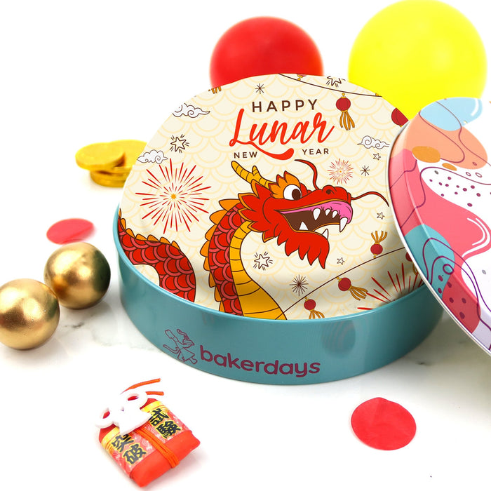 Lunar new year Letterbox Cake, gluten free letterbox cake, gift cake, vegan letterbox gift