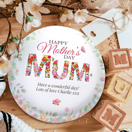 Personalised Mother's Day Flowers Cake - Bakerdays