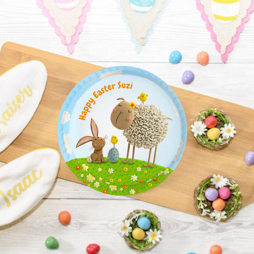 Personalised Happy Easter Animals Cake - Bakerdays