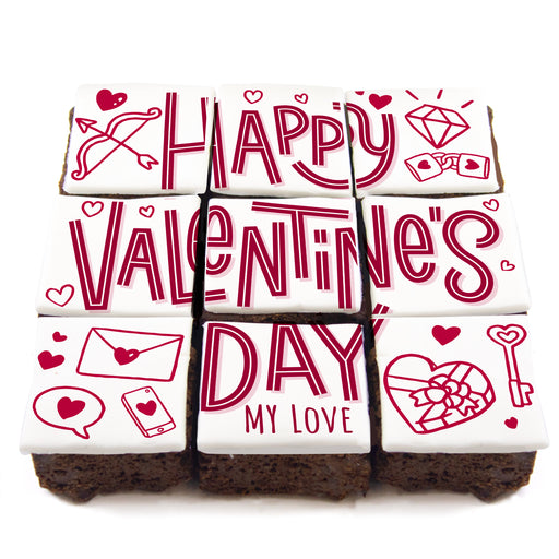 Letterbox Valentine's Day Brownies